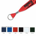 3/4" Nylon Lanyard w/ Key Ring